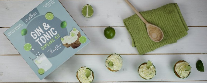 Bakedin Gin and Tonic Cupcake kit