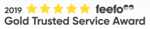 Feefo Gold Trusted Service Award 2019 badge